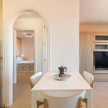 Bright With Sea And Montain View At Cristianos Los Cristianos (Tenerife)