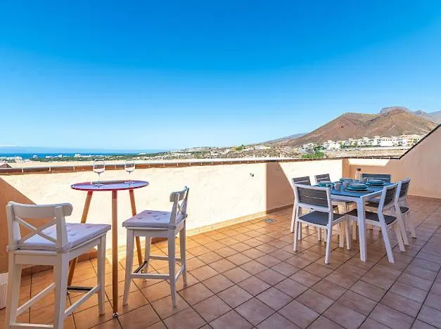 Bright With Sea And Montain View At Cristianos Appartement Los Cristianos (Tenerife)