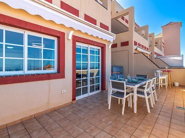 Bright With Sea And Montain View At Cristianos Appartement