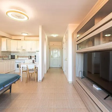 Bright With Sea And Montain View At Cristianos Los Cristianos (Tenerife)