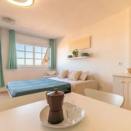 Bright With Sea And Montain View At Cristianos Los Cristianos (Tenerife)