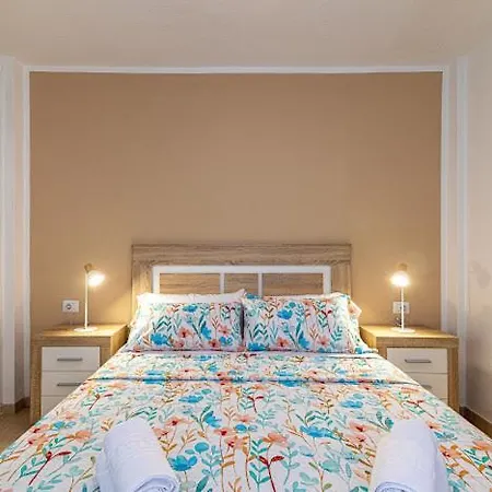 Bright With Sea And Montain View At Cristianos Los Cristianos (Tenerife)