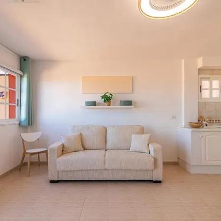 Bright With Sea And Montain View At Cristianos Los Cristianos (Tenerife)