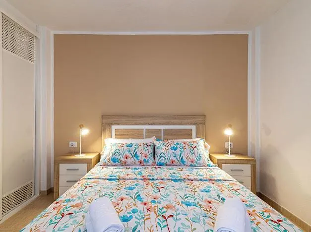Bright With Sea And Montain View At Cristianos Los Cristianos (Tenerife)